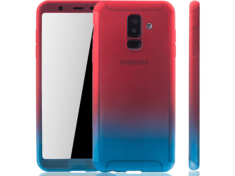 KÖNIG DESIGN Samsung, Schutzhülle, A6 Mehrfarbig Full (2018), Cover, Plus Galaxy