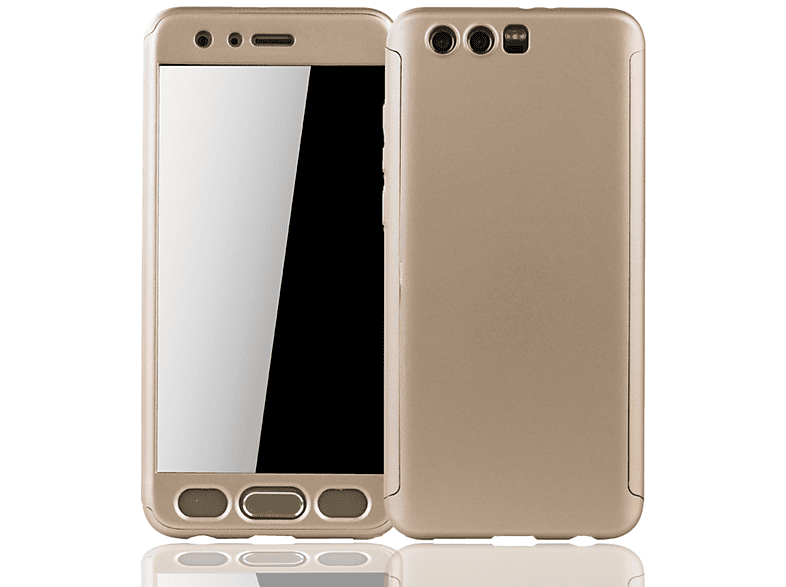 KÖNIG DESIGN Schutzhülle, 9, Honor Huawei, Cover, Full Gold