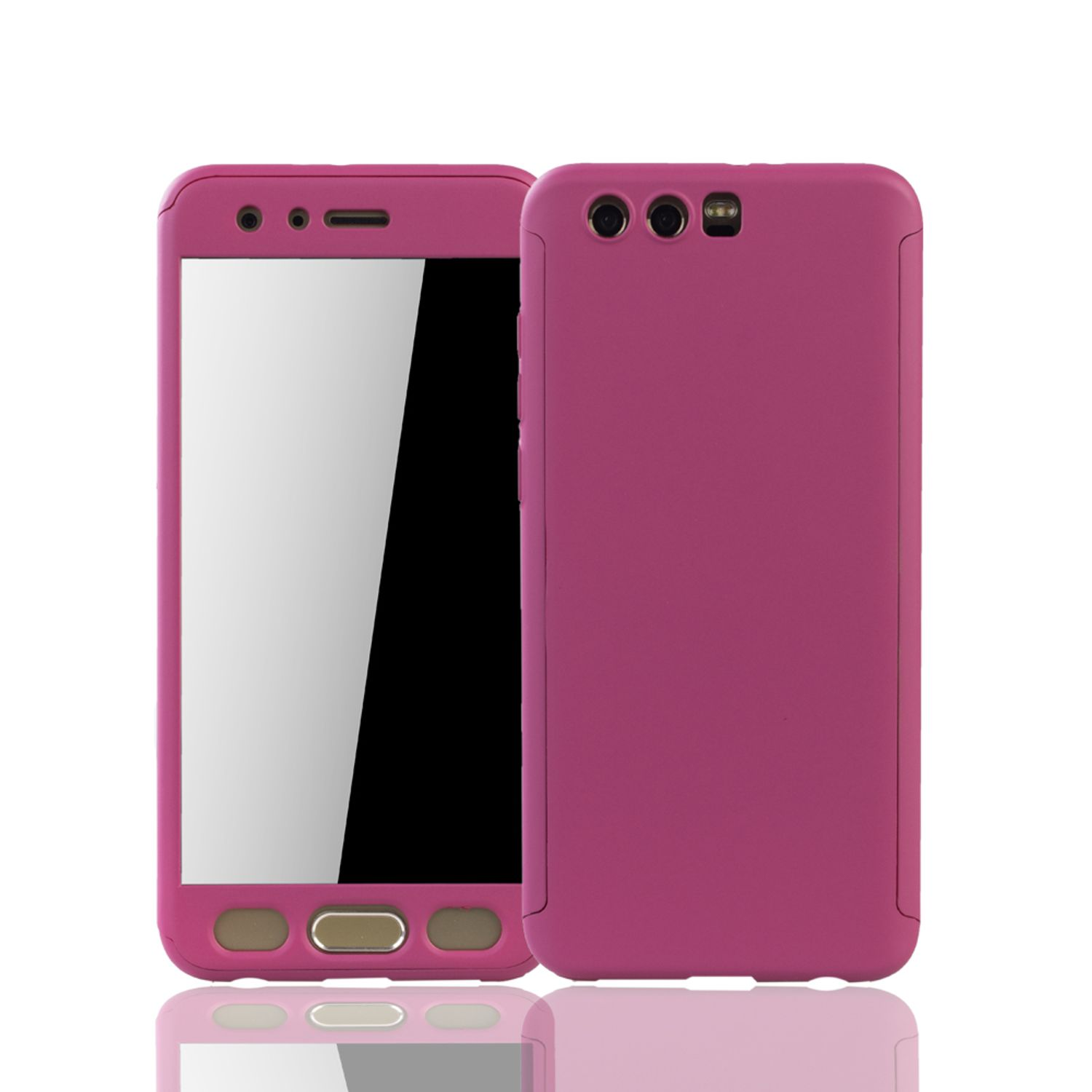 KÖNIG DESIGN Schutzhülle, Full Huawei, Honor 9, Cover, Pink