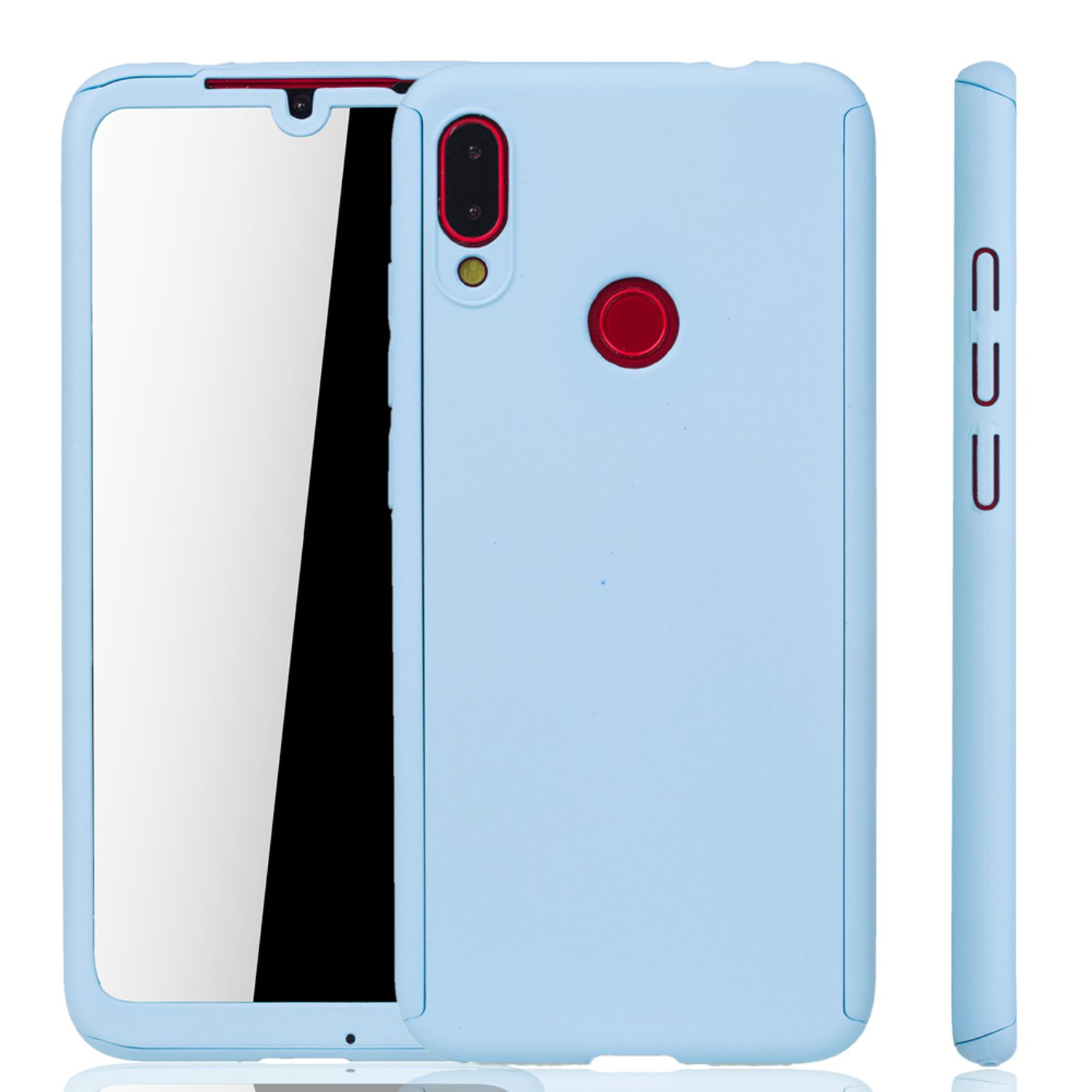 KÖNIG DESIGN Cover, Xiaomi, Note Schutzhülle, Pro, Note Full Blau 7 Redmi Redmi 7 