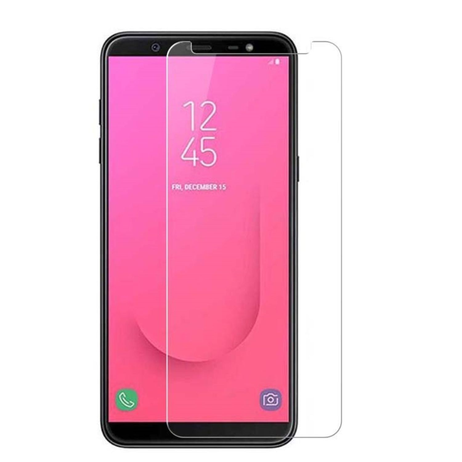 KÖNIG DESIGN 3er Samsung (2018)) Pack J8 Schutzfolie(für Displayschutz Galaxy