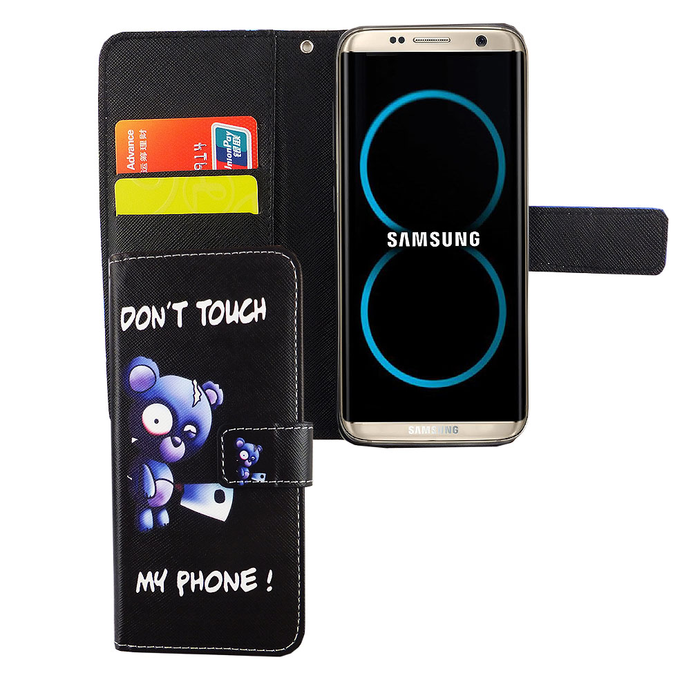 KÖNIG DESIGN S8, Samsung, Schwarz Bookcover, Galaxy Handyhülle