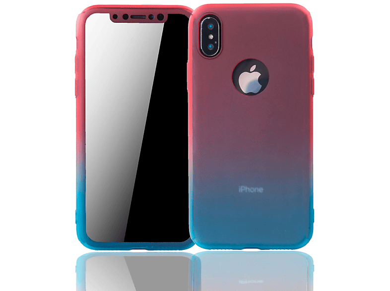 Apple, DESIGN Mehrfarbig Schutzhülle, Cover, iPhone KÖNIG X, Full