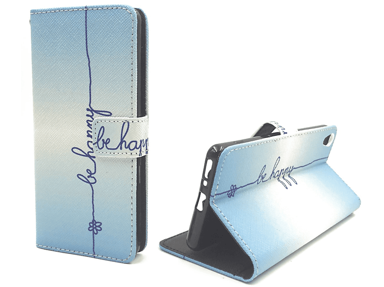 KÖNIG DESIGN Handyhülle, Bookcover, Sony, Xperia XA, Blau