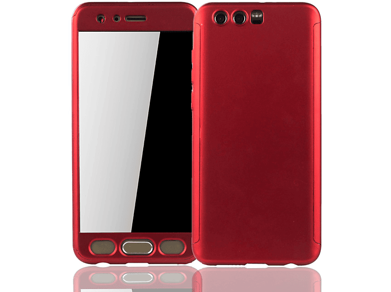 KÖNIG DESIGN Schutzhülle, Full Cover, Huawei, Honor 9, Rot