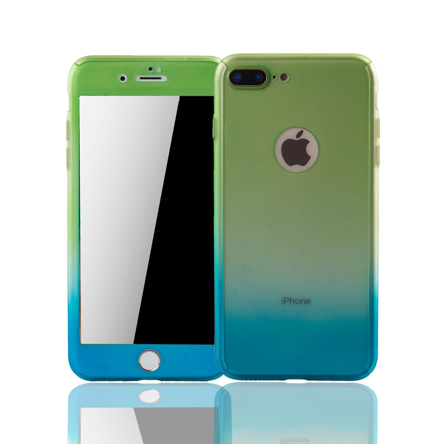 Full Schutzhülle, Plus, Apple, KÖNIG DESIGN Mehrfarbig iPhone Cover, 8