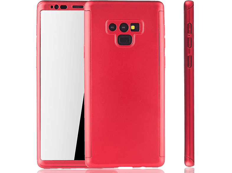 KÖNIG DESIGN Schutzhülle, Full Cover, Samsung, Galaxy Note 9, Rot