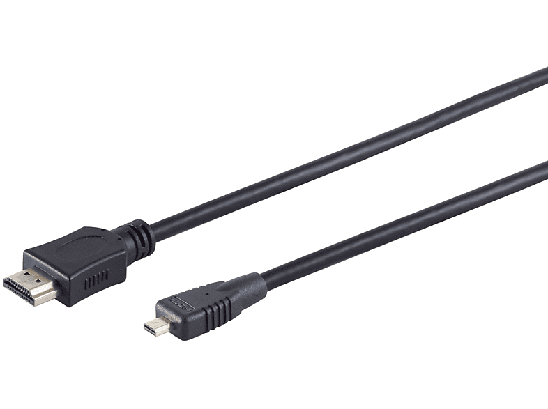 0,5m HDMI MAXIMUM CONNECTIVITY verg HDMI micro Kabel HEAC S/CONN A-Stecker/HDMI D-Stecker