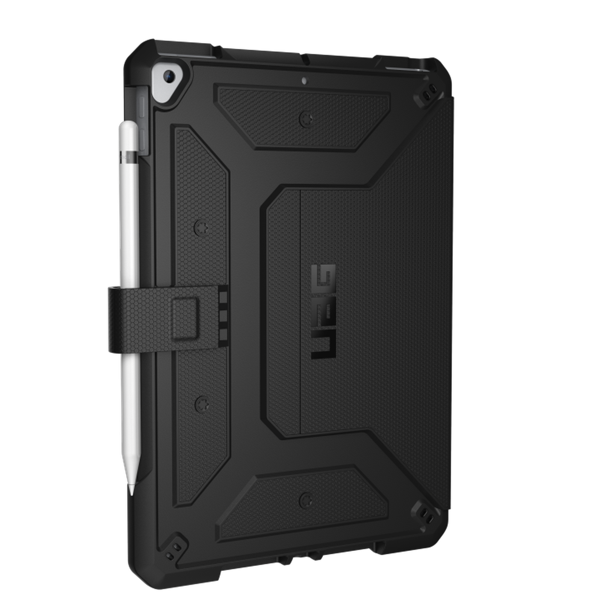 URBAN ARMOR GEAR Metropolis Handyhülle für für (2020 2019) Apple iPad Schwarz Polycarbonat Schutzhülle 10,2\