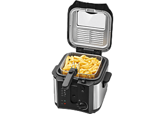CLATRONIC Fritteuse Pommes Frites 2,5 Liter 1600 Watt FR 3649 schwarz Fritteuse 1600 Watt Schwarz