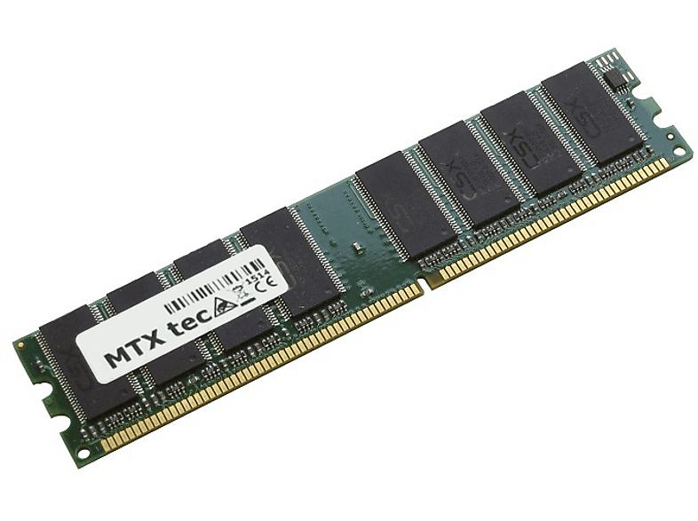 MTXTEC 1GB, 1024MB RAM-Speicher DIMM DDR1 PC2700 333MHz 184 pin Notebook-Speicher 1 GB DDR