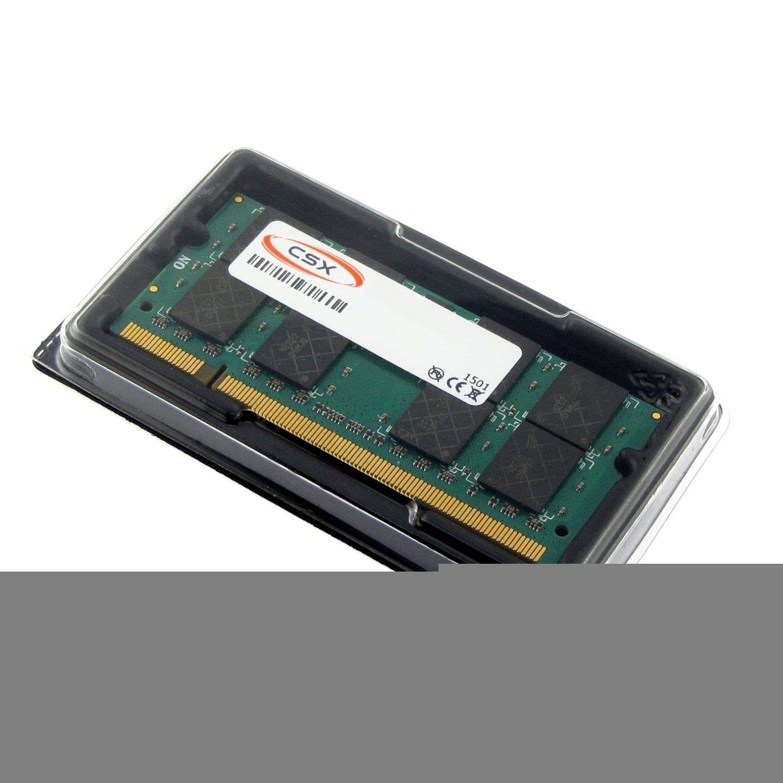 MTXTEC Arbeitsspeicher 2 GB RAM DDR2 Notebook-Speicher Akoya P8613 MD97526 MEDION GB für 2