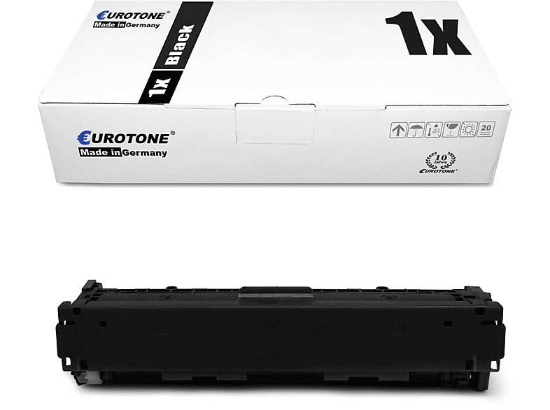 EUROTONE ersetzt Canon 731BK Toner Cartridge Schwarz (731BK / 6272B002)