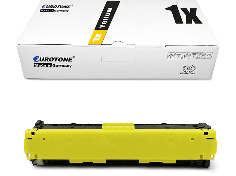 EUROTONE CM1415 1xY Toner Cartridge Yellow (HP CE322A / 128A)