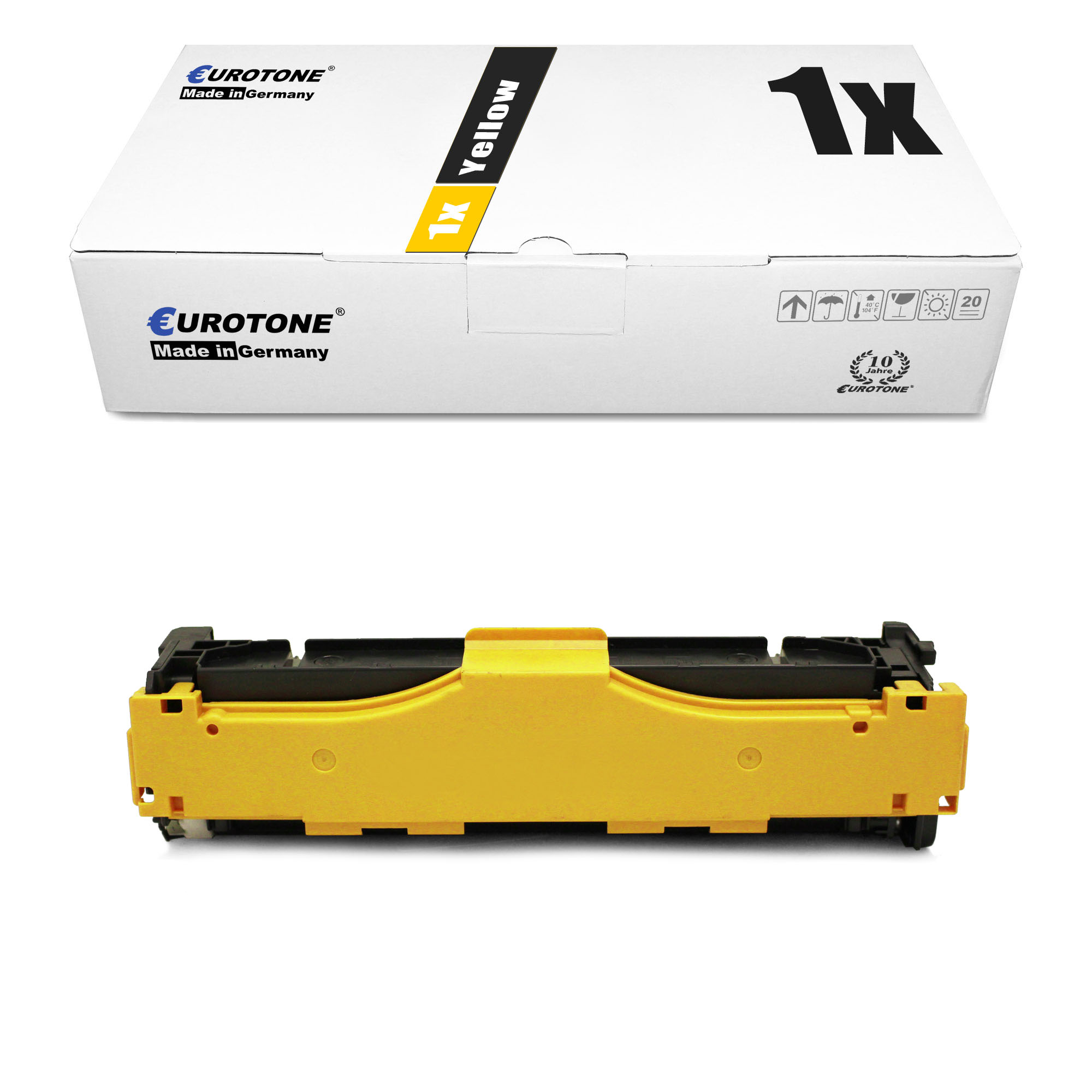 EUROTONE ersetzt HP 651A) Cartridge / CE342A Toner 651A Yellow / (CE342A