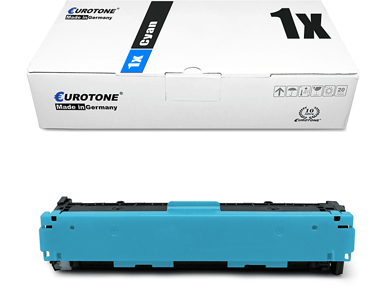 EUROTONE CM1415 1xC Toner Cartridge Cyan (HP CE321A / 128A)