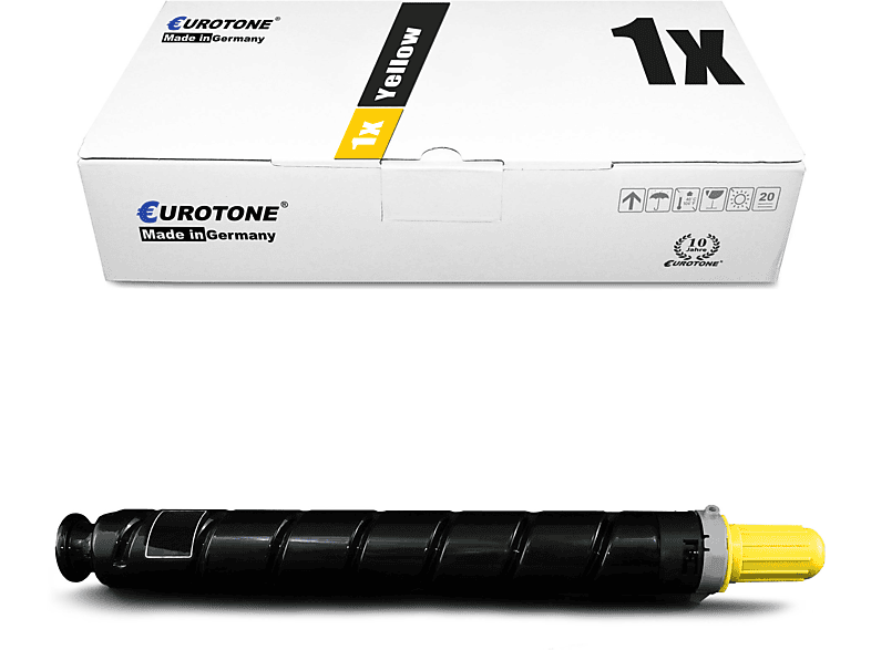 EUROTONE ET4851138 Toner / C-EXV34Y Yellow 3785B002) (Canon Cartridge