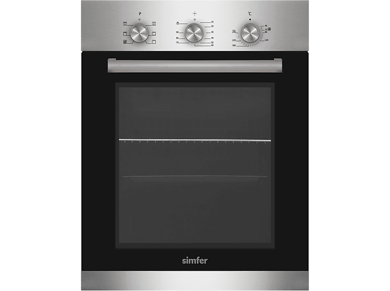SIMFER BO 4500, Seitengitter, Umluft, 2-fach Verglasung Einbaubackofen ...