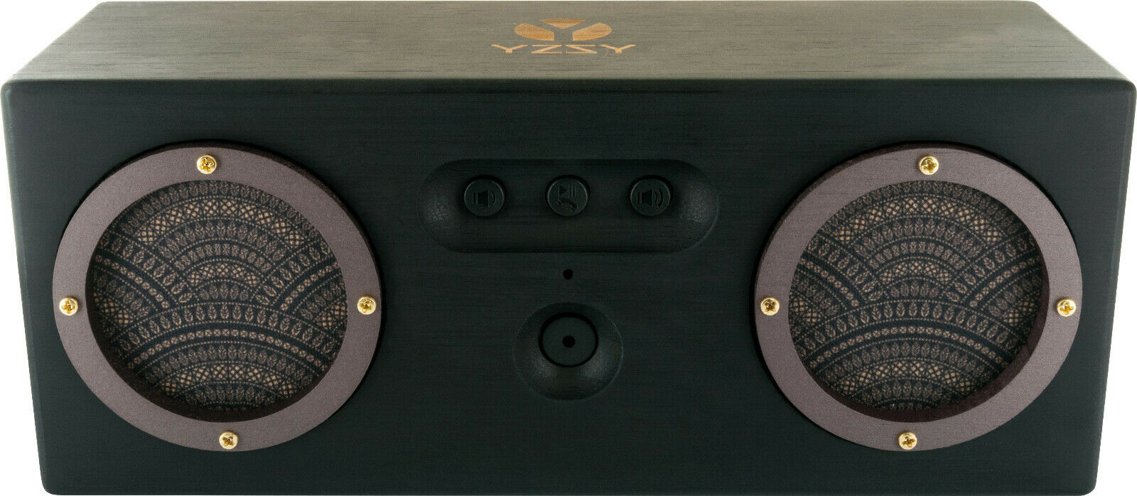 SCHWAIGER -VENERA 1077- Bluetooth FSC (2 W, zertifiziertem aus Lautsprecher x 3 Schwarz) Bambusholz