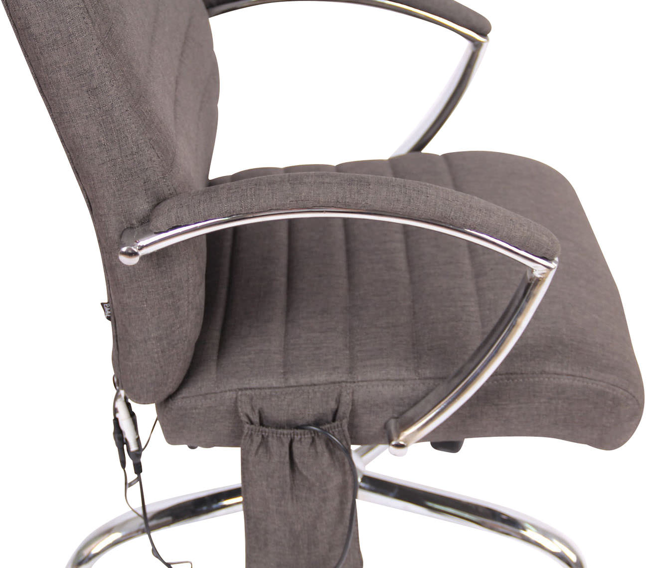 Stoff Bürostuhl mit Massagefunktion Bürostuhl, Valais dunkelgrau CLP