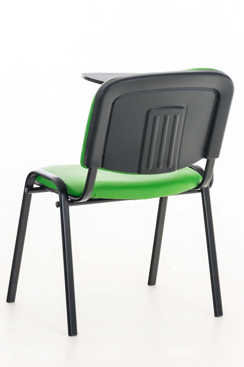 CLP Stuhl Ken mit Klapptisch grün Stuhl, Kunstleder