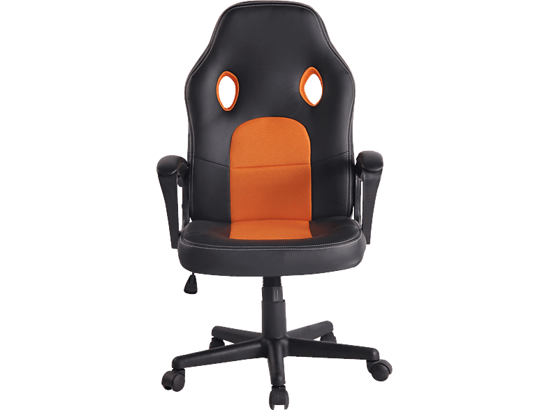 CLP Bürostuhl Elbing Bürostuhl, schwarz/orange | Bürostühle