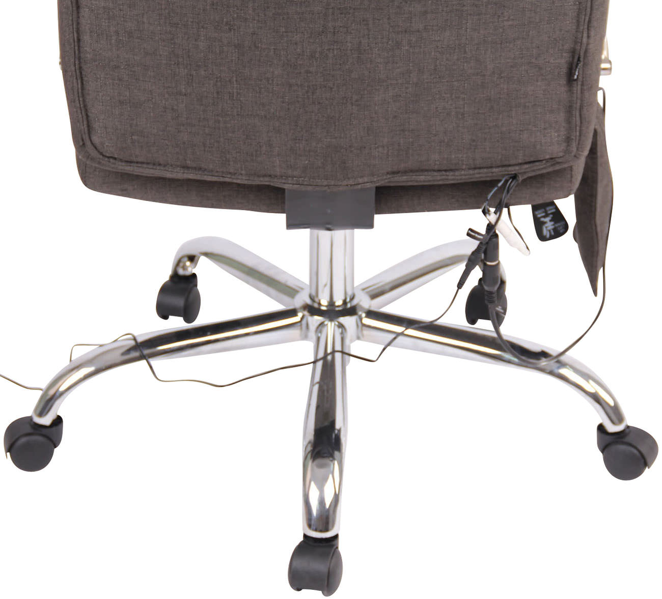 Stoff Bürostuhl mit Massagefunktion Bürostuhl, Valais dunkelgrau CLP