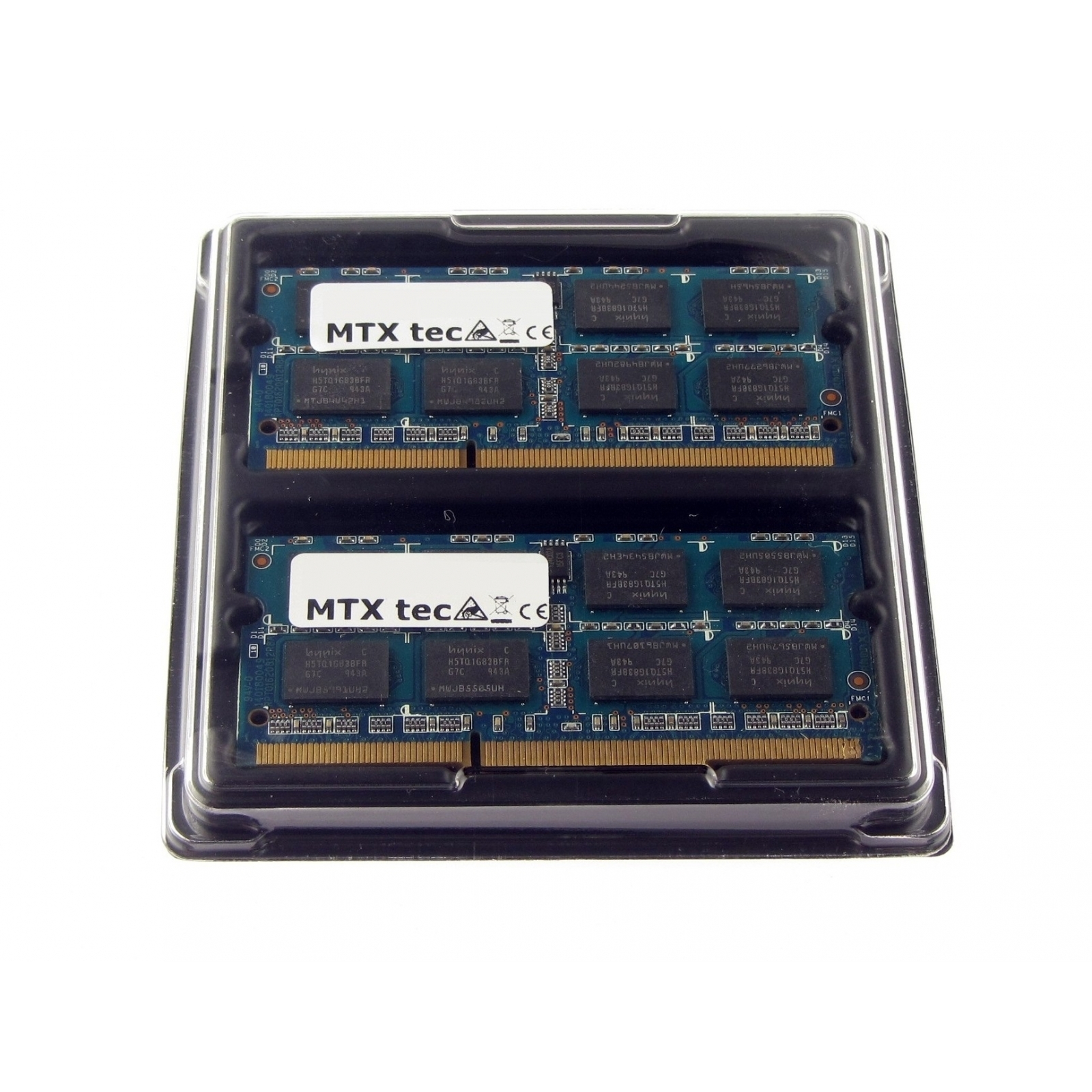 MTXTEC 8GB Kit 2x 4GB PC3-12800, 1600MHz RAM 1.35V DDR3 GB SODIMM DDR3L Laptop-Speicher Pin, DDR3 Notebook-Speicher 204 4