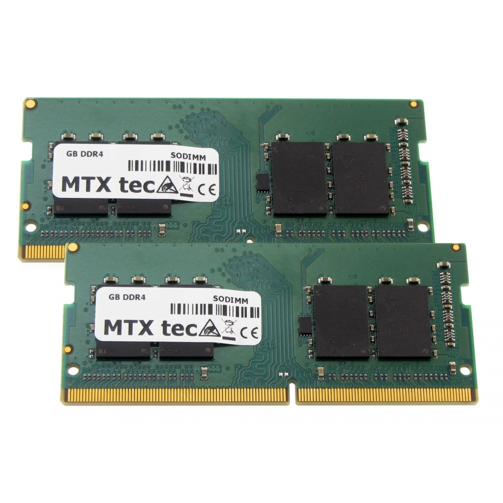 2x16GB 16 Kit Arbeitsspeicher Notebook DDR4 SODIMM GB 260 pin MTXTEC Notebook-Speicher 2133MHz PC4-17000 32GB DDR4