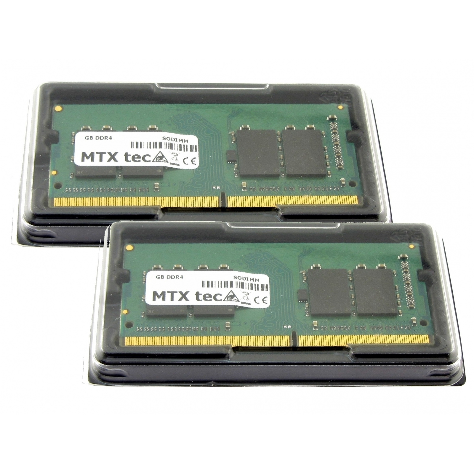 MTXTEC 32GB Kit 2x16GB DDR4 DDR4 Notebook Arbeitsspeicher SODIMM GB PC4-19200 Notebook-Speicher 16 260pin 2400MHz