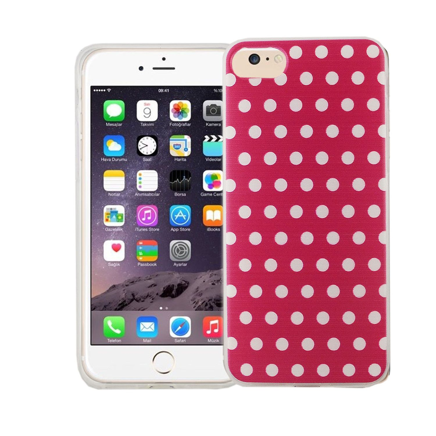 Apple, KÖNIG Rosa Handyhülle iPhone 7, DESIGN Backcover, Bumper,
