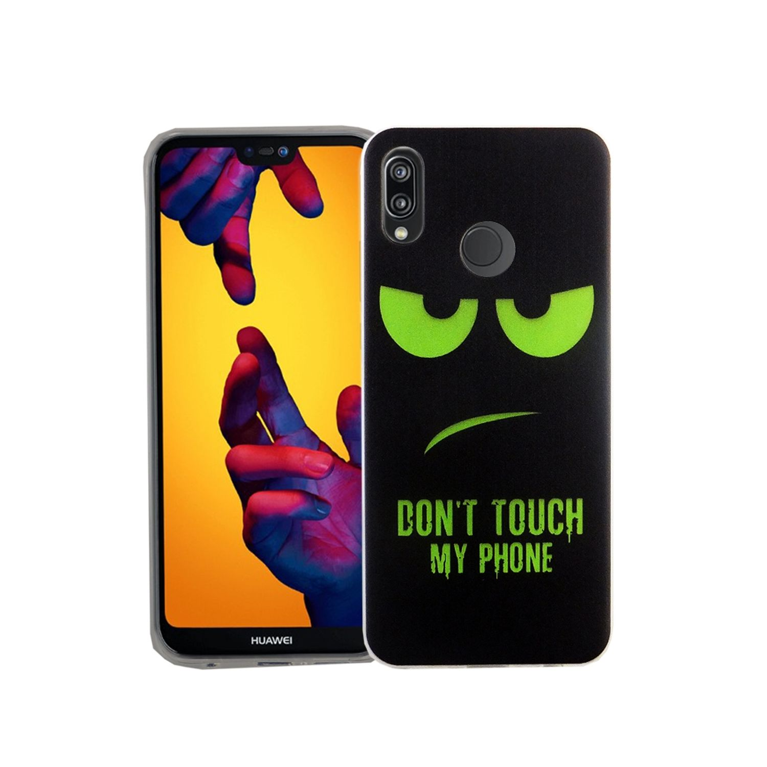 KÖNIG DESIGN Schutzhülle, Backcover, Huawei, P20 Lite, Grün