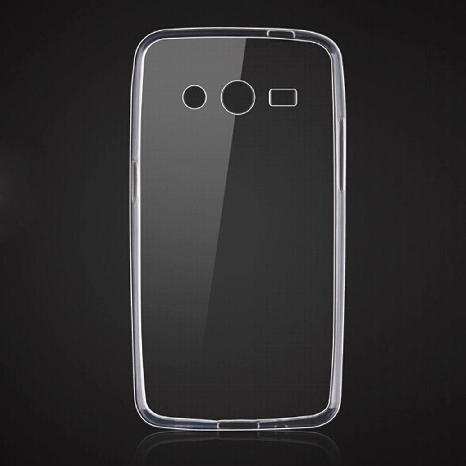 KÖNIG DESIGN Handyhülle Samsung, Backcover, Transparent Core Dünn Bumper, Ultra Galaxy 2