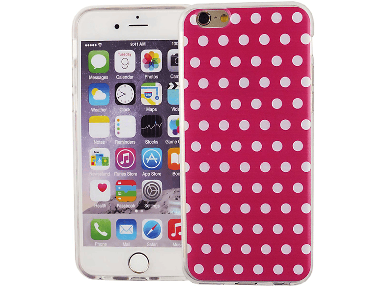 Bumper, 6 Rosa DESIGN iPhone Handyhülle Backcover, 6s, KÖNIG / Apple,