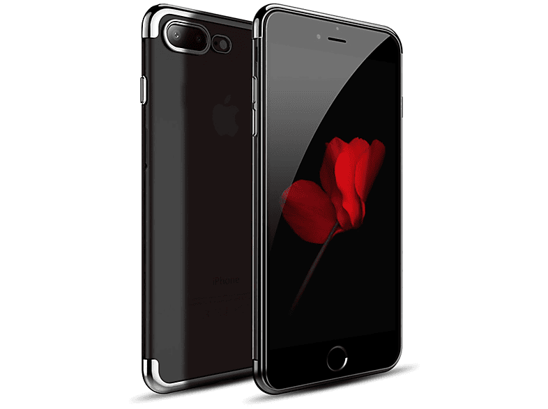 Schwarz Apple, KÖNIG Schutzhülle, 7 iPhone Plus, Backcover, DESIGN