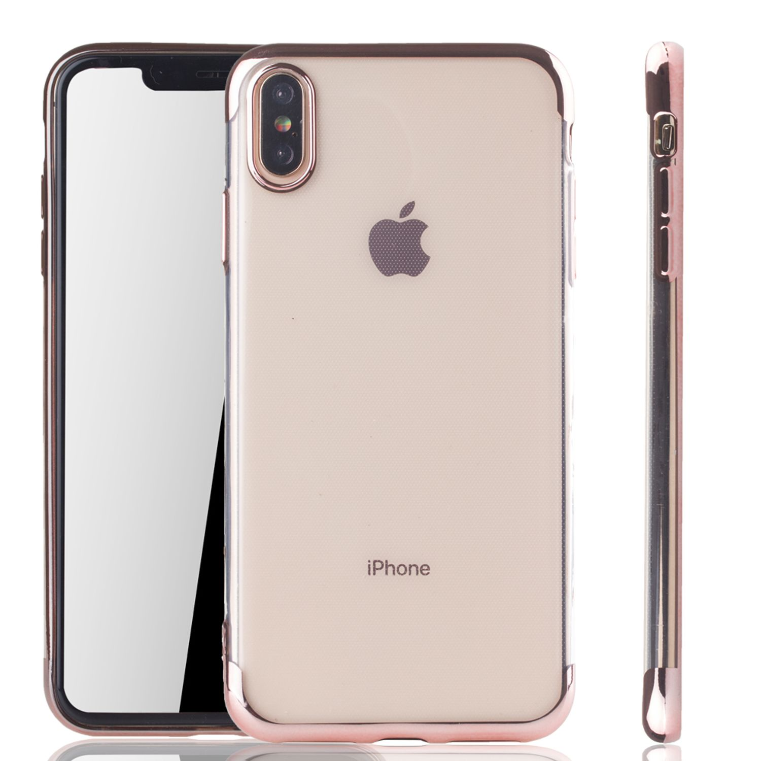 Max, Apple, iPhone Schutzhülle, XS KÖNIG DESIGN Backcover, Pink