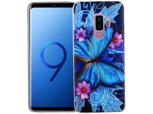 KÖNIG DESIGN Schutzhülle, Backcover, Samsung, Galaxy S9 Plus, Blau