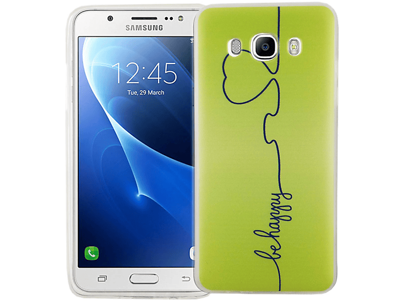 KÖNIG DESIGN Galaxy Grün J5 (2016), Backcover, Samsung, Handyhülle Bumper,