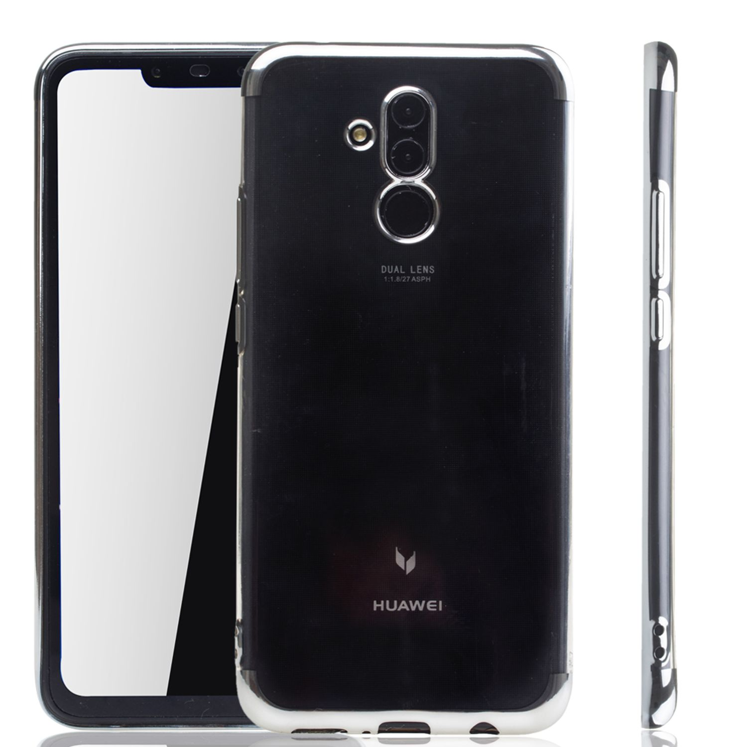 KÖNIG DESIGN Schutzhülle, Mate Lite, Silber 20 Backcover, Huawei