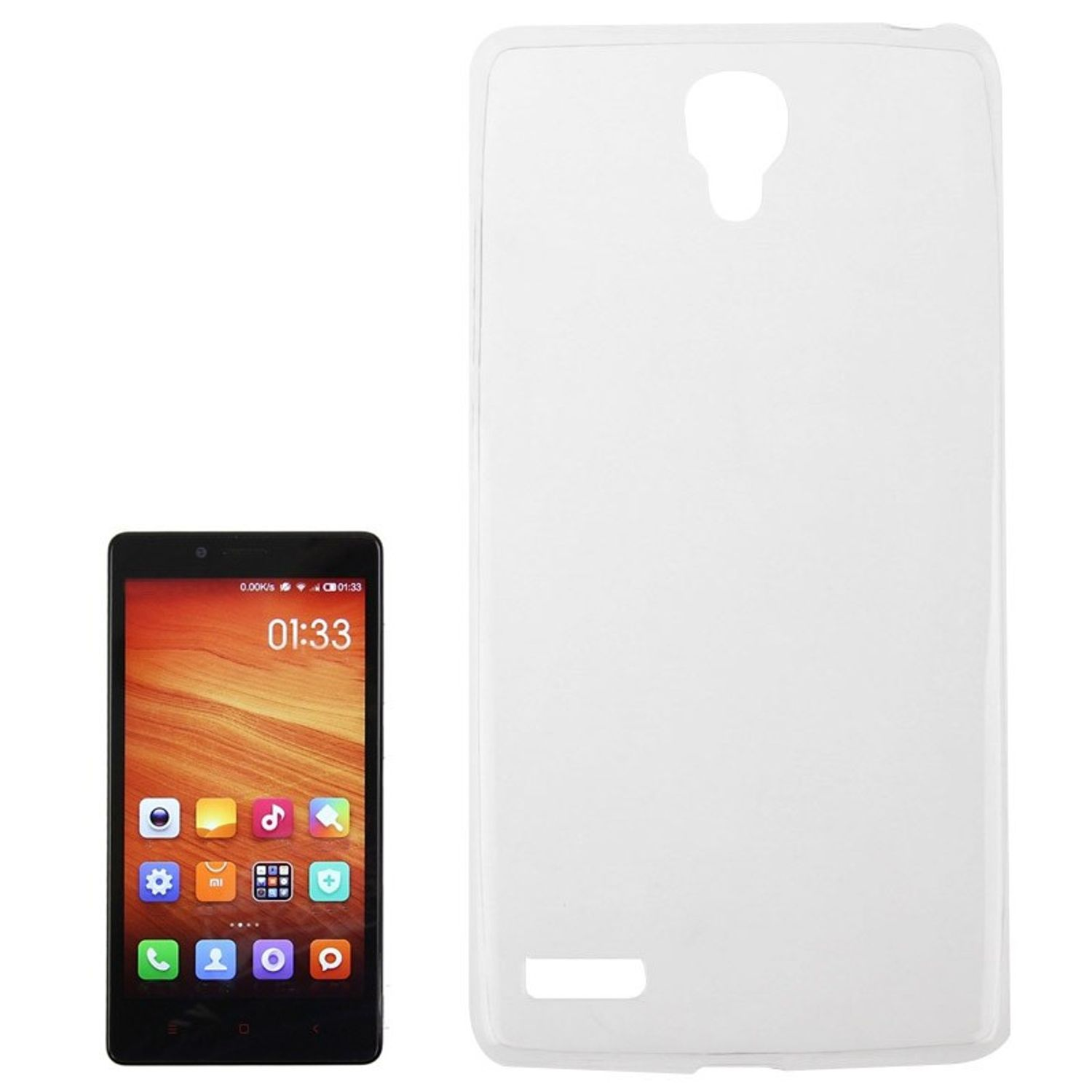 KÖNIG DESIGN Handyhülle Ultra Xiaomi, Dünn Transparent Redmi Backcover, Note, Bumper
