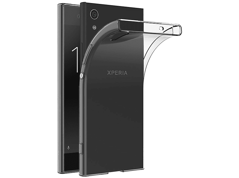 KÖNIG Ultra Bumper, DESIGN Sony, Ultra, Handyhülle Xperia XA1 Dünn Transparent Backcover,