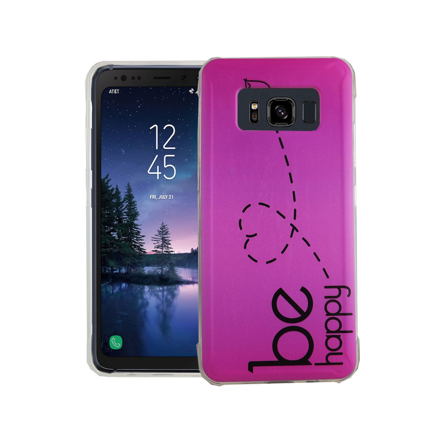 Galaxy DESIGN KÖNIG Backcover, S8 Active, Samsung, Schutzhülle, Pink