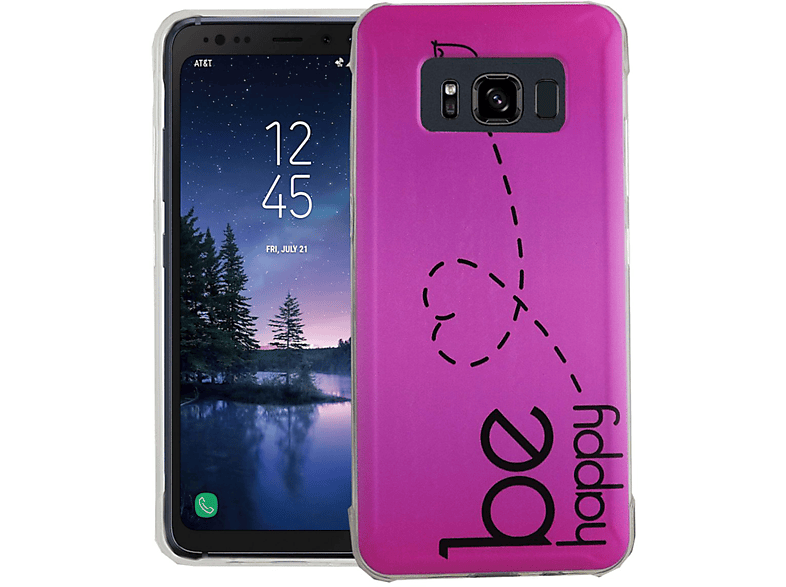 Pink DESIGN Samsung, Backcover, KÖNIG S8 Schutzhülle, Galaxy Active,