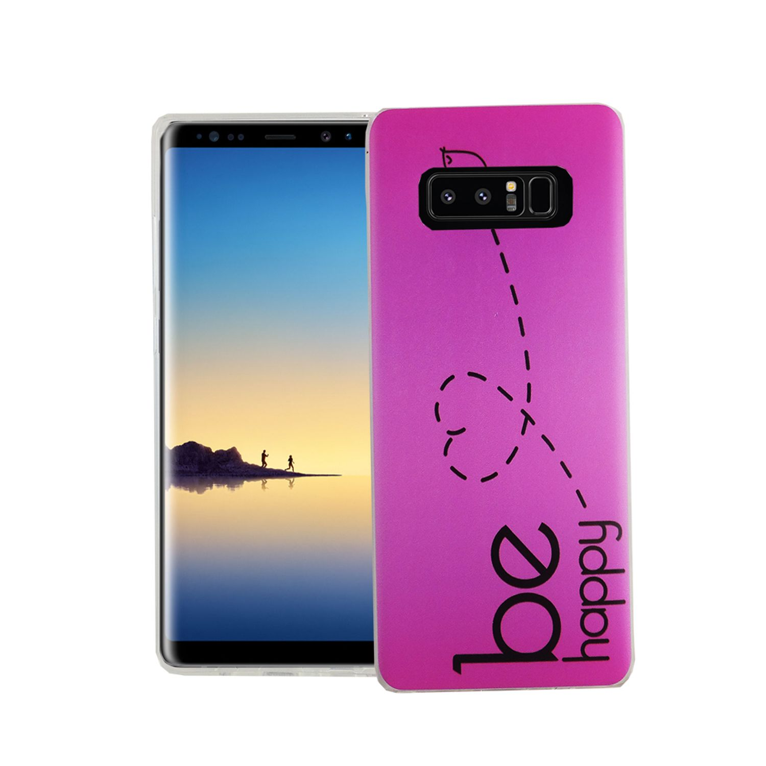 KÖNIG DESIGN Schutzhülle, Pink Samsung, Backcover, Note 8, Galaxy