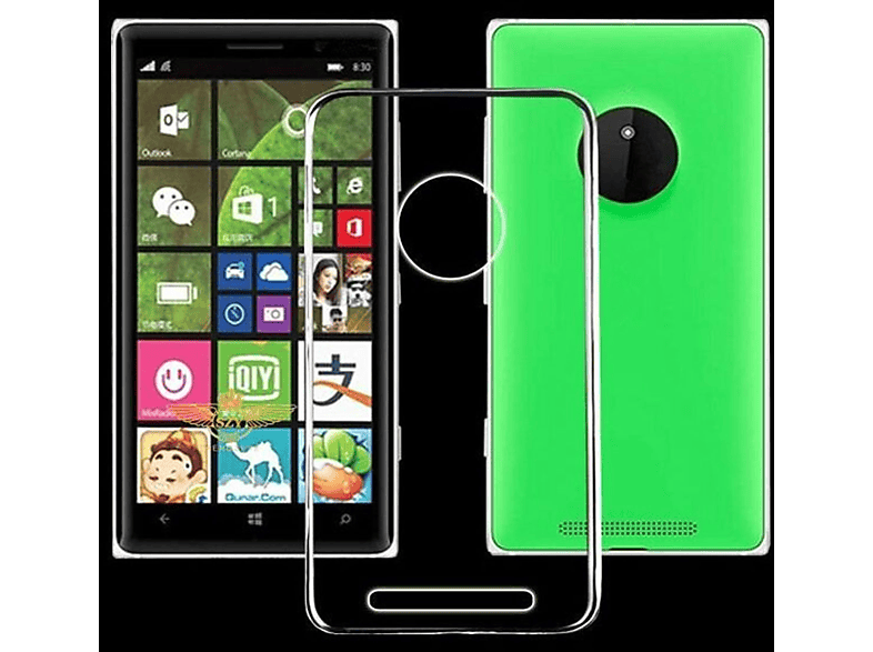 KÖNIG DESIGN Handyhülle Ultra Dünn Bumper, Backcover, Nokia, Lumia 830, Transparent