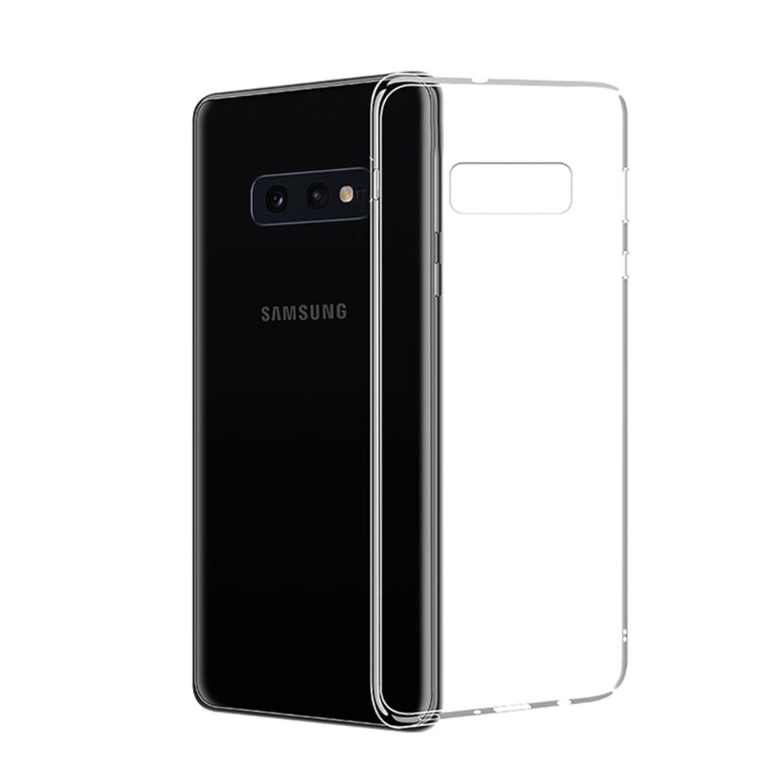 Handyhülle KÖNIG Backcover, Transparent Ultra DESIGN Dünn Bumper, Galaxy S10e, Samsung,