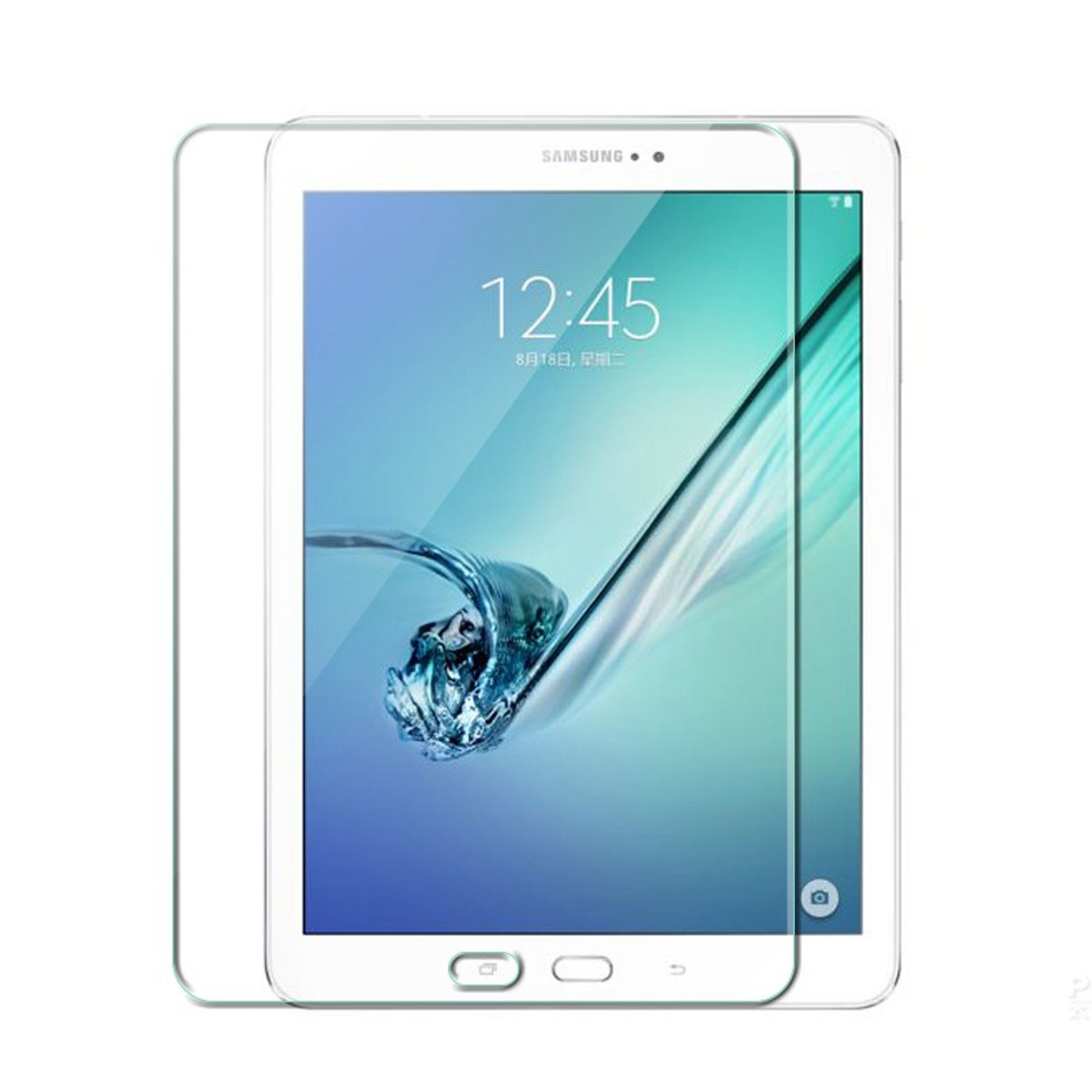 9.7) Tab Samsung S2 Galaxy Displayschutzglas(für DESIGN S2 Tab 9.7 Galaxy KÖNIG für Schutzglas Samsung