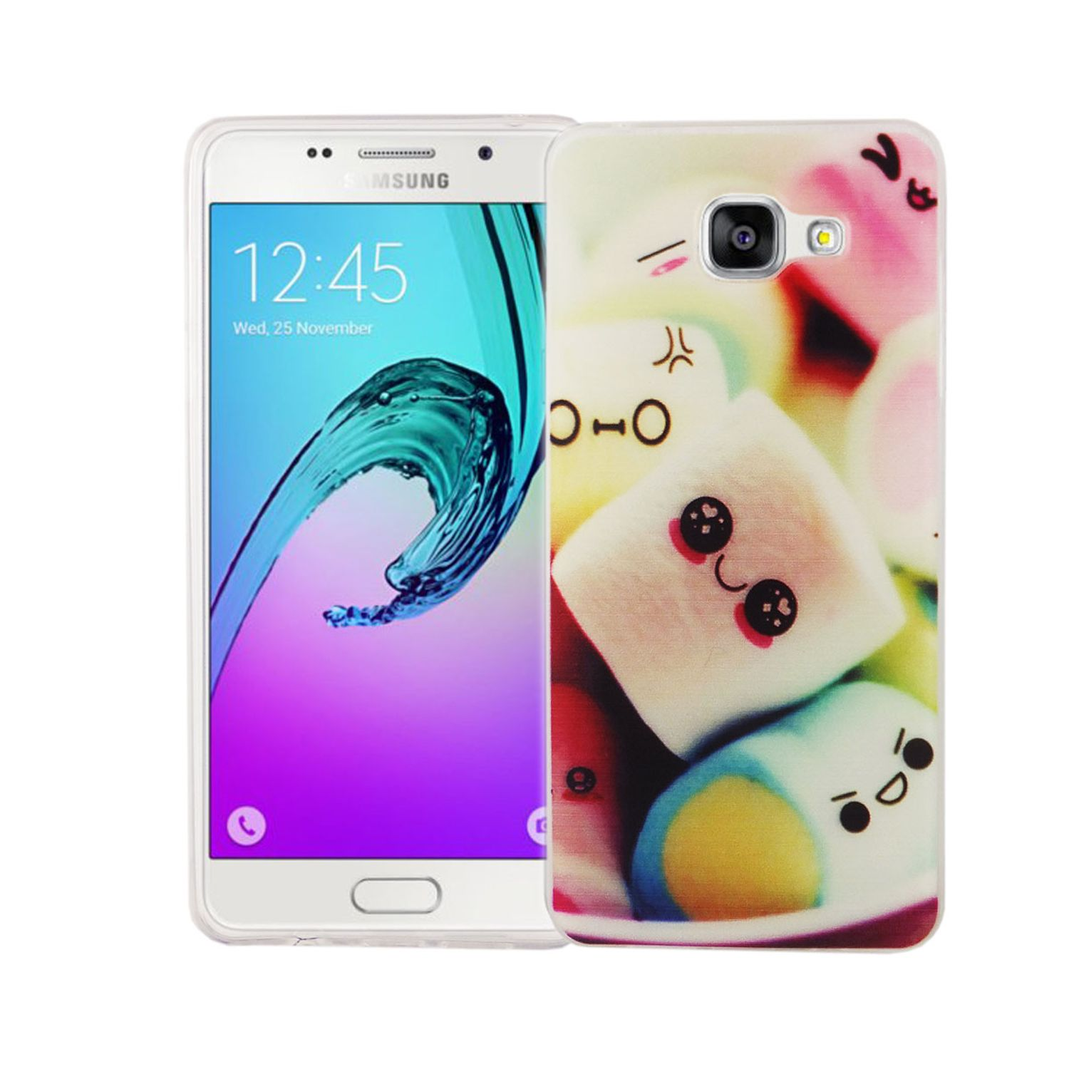 Galaxy A5 Backcover, Samsung, KÖNIG (2016), DESIGN Bumper, Handyhülle Mehrfarbig