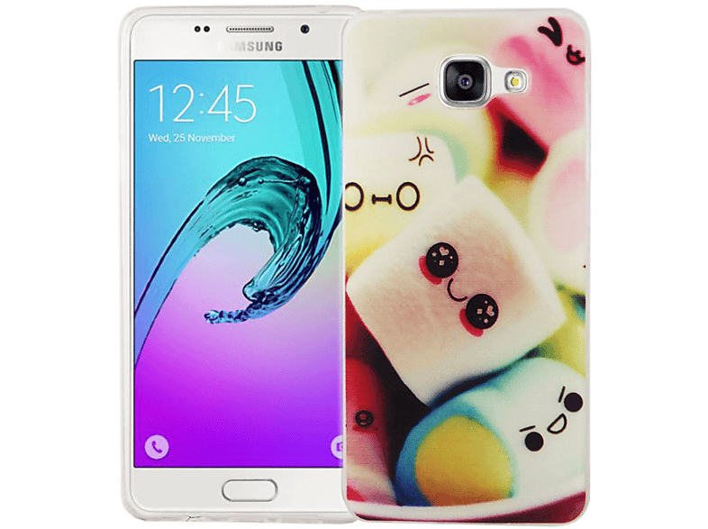 (2016), Mehrfarbig Backcover, Bumper, DESIGN Galaxy A5 Samsung, Handyhülle KÖNIG