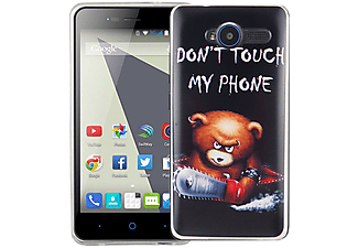 KÖNIG DESIGN Handyhülle Bumper, Backcover, ZTE, Blade L3, Schwarz